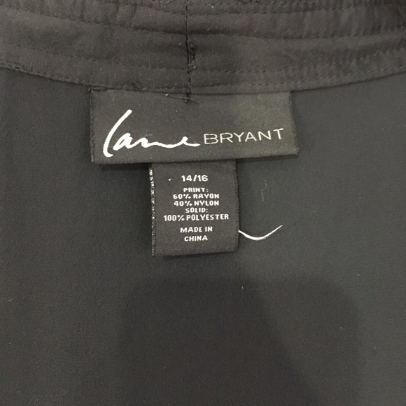 Lane Bryant Front Zip Leopard Velvet Burnout Top - Picture 7 of 8